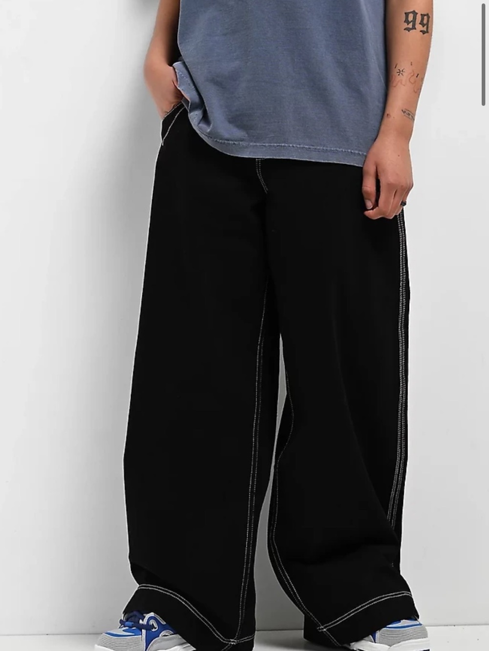 A.LAB Mega Rave Black Jeans Arden Fair Sz 38/34